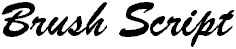 Brush Script