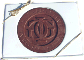 Global Investigative Group, Inc. Chocolate Bar in display box.
