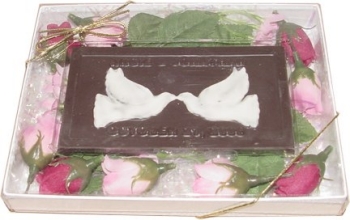 Wedding Bar Custom Sweets made the bar for this wedding, custom box also provided by Custom Sweets.