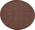 12 Inch Chocolate Pizza Crust Mold