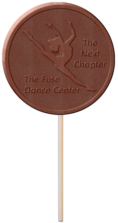 Fuse Dance Center Custom Chocolate Lollipop Mold