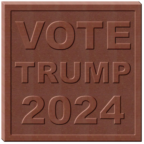 VOTE TRUMP 2024 CHOCOLATE MOLD Custom Sweets Online Store
